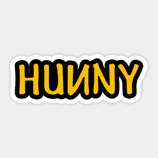 Hunny Yellow Sticker